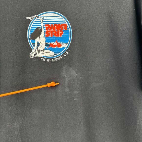 Gildan Ultra Cotton Tee Mens XL Black Blue‎ Parker Strip Racing Arizona Pullover - Picture 7 of 10